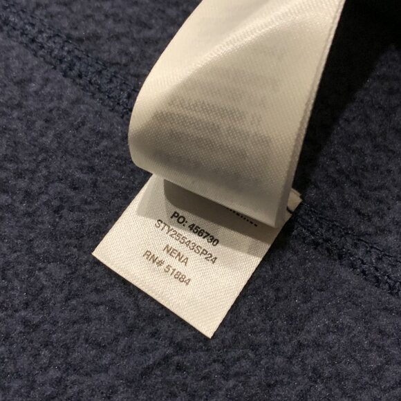 Patagonia Better Sweater Jacket Women's Medium Full Zip Navy Fleece Company Logo - Picture 6 of 8